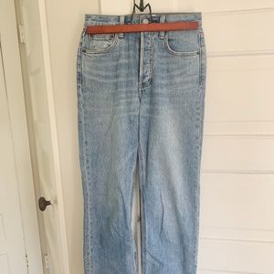 Denim Forum The Arlo High Rise Straight 28L Jean